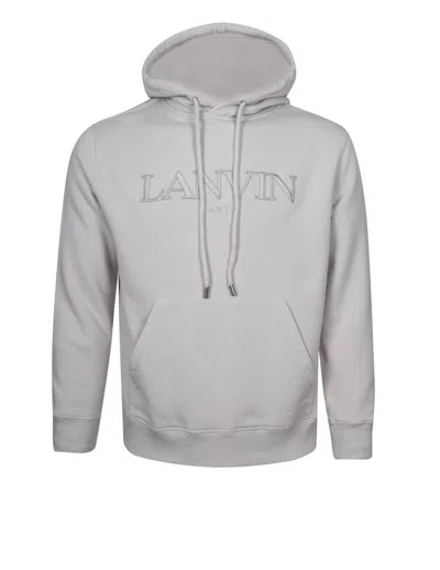 LANVIN COTTON HOODIE WITH LOGO