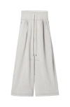Lanvin Pleated Drawstring Trousers In Gray