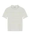 Lanvin Cotton Knitted T-shirt In White