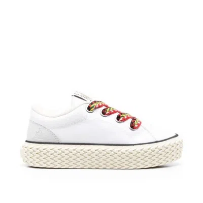 Lanvin Cotton Lace-up Sneakers