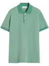 Lanvin Polo In Green Cotton In Green