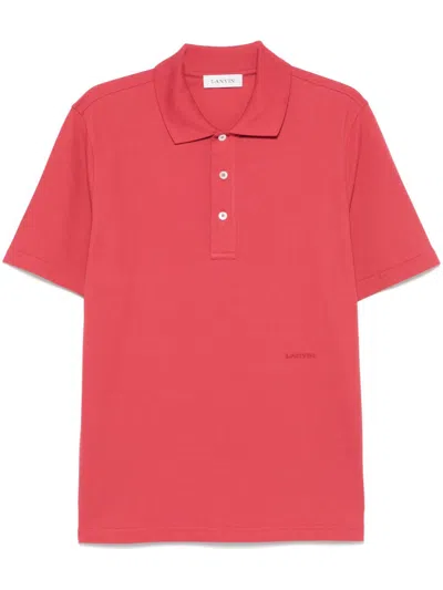 Lanvin Klassisches Poloshirt In Rot