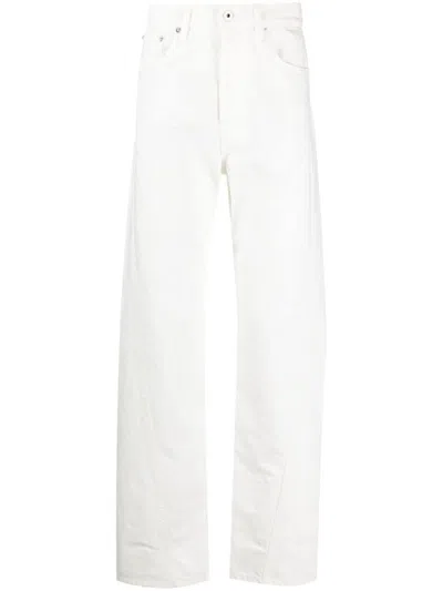 Lanvin Cotton Regular Jeans In White