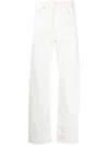 Lanvin Cotton Regular Jeans In White