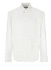 Lanvin Curved Hem Long-sleeved Shirt In White