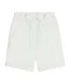 Lanvin Cotton Peplum Shorts In Gray