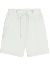 Lanvin Cotton Peplum Shorts In White