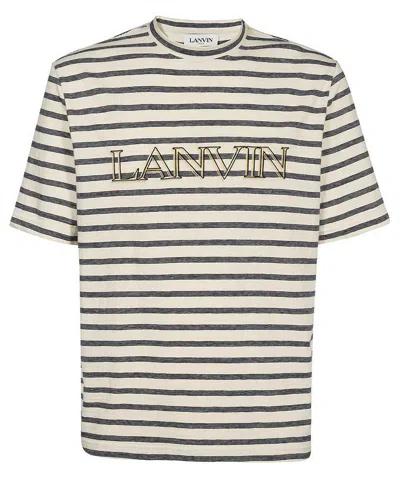 Lanvin Cotton T-shirt In Neutral