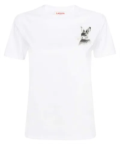 Lanvin Cotton T-shirt In White