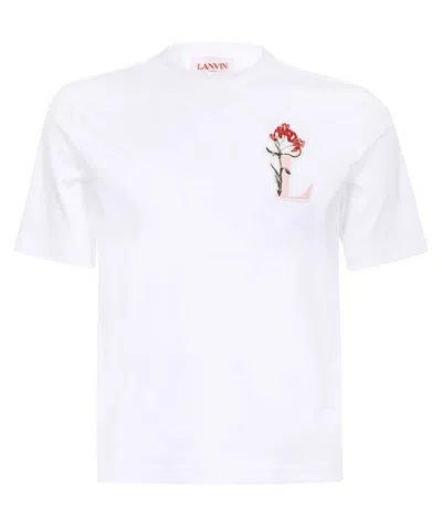 Lanvin Cotton T-shirt In White
