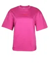 Lanvin Embroidered T-shirt In Fuchsia