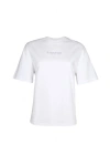 Lanvin T-shirt Brod In White