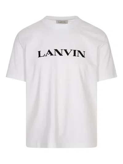 LANVIN COTTON T-SHIRT WITH LOGO