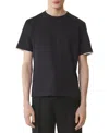 Lanvin Cotton T-shirt With Silk Detail In Multi