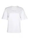 Lanvin T-shirt Brod In Beige