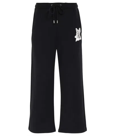 Lanvin Cotton Track-pants In Black