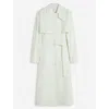 Lanvin Cotton Trench Coat In Off White