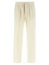 Lanvin Lightweight Cotton Trousers With Adjustable Drawstring