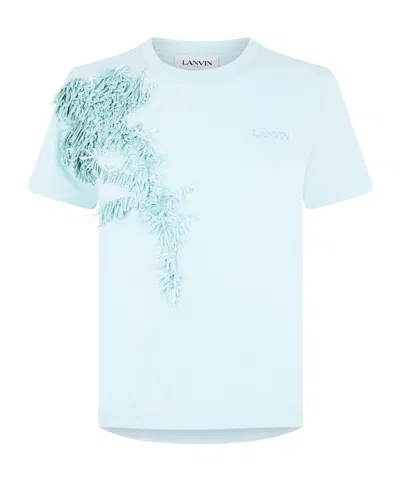 Lanvin Cotton T-shirt In Blue