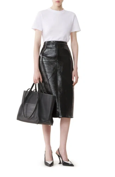 Lanvin Cotton T-shirt With Ribbon Detail In Multi