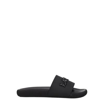Lanvin Cotton Women's Slipper In Black