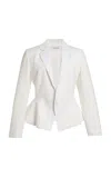 Lanvin Cotton-blend Basque Jacket In Black