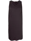 Lanvin Synthetic Fibers Dress In Brown