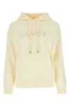 Lanvin Women Cream Cotton Sweatshirt In Yellow