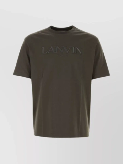 Lanvin T恤  男士 颜色 灰色 In Brown