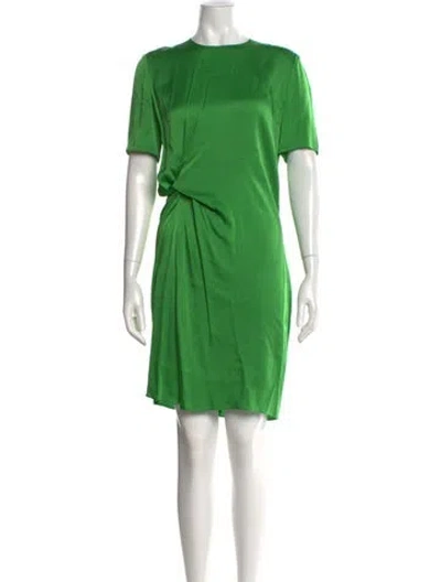 Pre-owned Lanvin Crew Neck Mini Dress