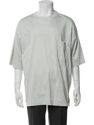 Pre-owned Lanvin Crew Neck Short Sleeve T-shirt In Gray