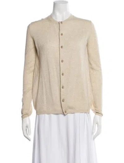 Pre-owned Lanvin Crew Neck Sweater In Neutral