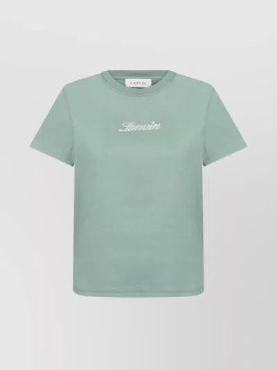 LANVIN CREW NECK TOP SLEEVES