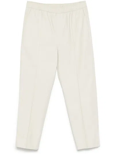 Lanvin Light Beige Trousers In Gray