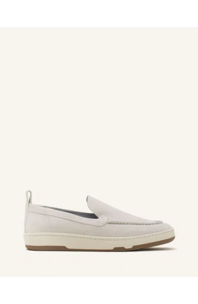 Lanvin Cruiser Moccasins In Suede In Neutral