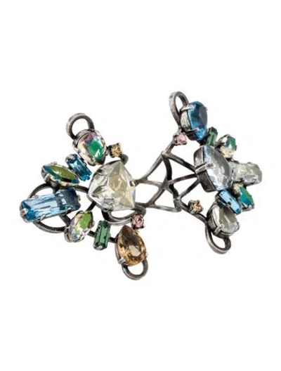 Pre-owned Lanvin Crystal Cocktail Ring