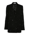 Lanvin Crystal-embellished Blazer In Black