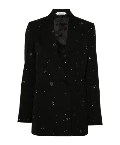 LANVIN LANVIN DOUBLE-BREASTED TAILORED BLAZER