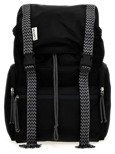 Lanvin Curb Backpack In Black