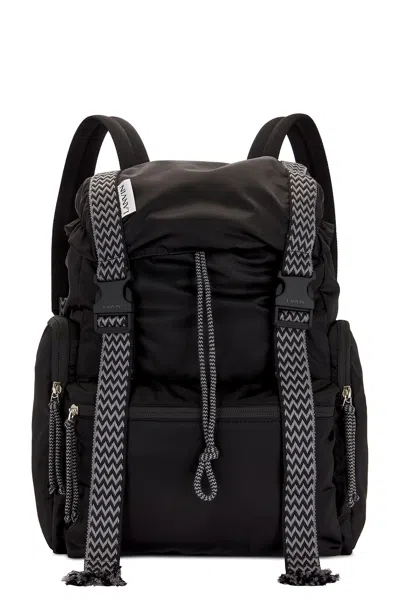 Lanvin Curb Backpack In Black | ModeSens