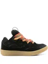 Lanvin Curb Sneakers In Black