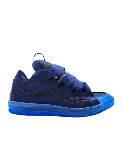 Lanvin Curb Chunky Low-top Sneakers In Blue