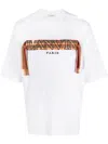 Lanvin Embroidered-logo Strap Detail T-shirt In White