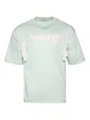 Lanvin Curb-embroidered T-shirt In Green