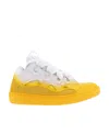 Lanvin Curb Gradient-effect Sneakers In Yellow
