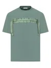 Lanvin Curb Lace T-shirt In Green