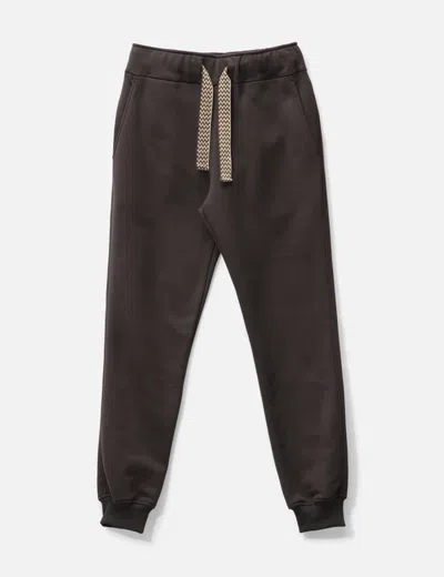 Lanvin Curb Sweatpants In Brown