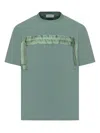 Lanvin Curb Lace T-shirt In Green