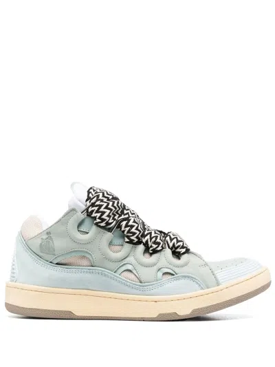 LANVIN CURB LACE-UP CHUNKY SNEAKERS