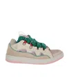 Lanvin Curb Lace-up Chunky Sneakers In Multicolor